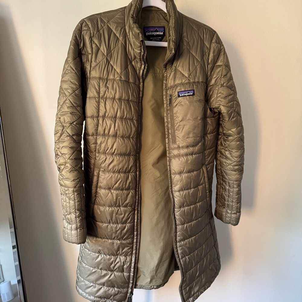 Patagonia Olive Quilted Jacket
